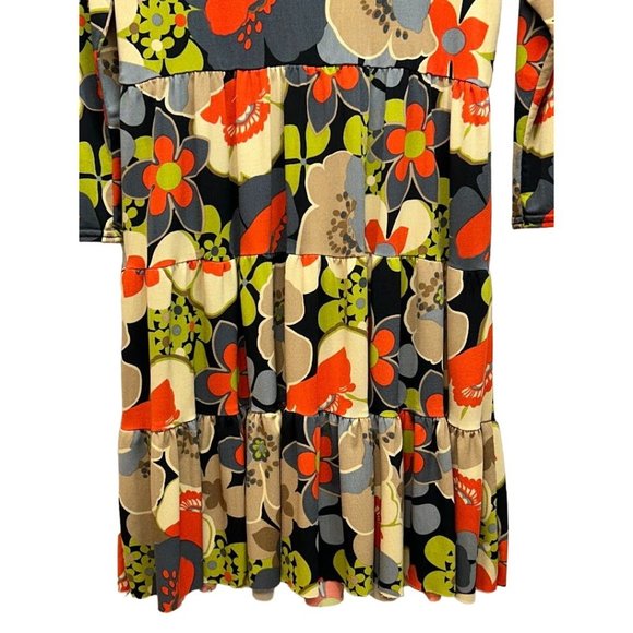 Ivy Jane Uncle Frank Tiered Ruffle Floral Dress Size Small - Picture 7 of 8